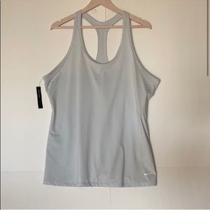 NIKE Women’s Grey Dri-Fit Sleeveless Training Tee XXl
